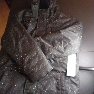Old Navy  Black Speckled Winter Jacket Boy's L (10-12)